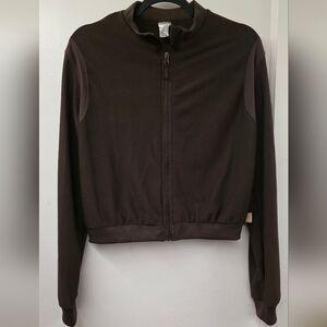 CALI Sport Mesh Bomber Jacket – Brown – Women’s Medium – NWT